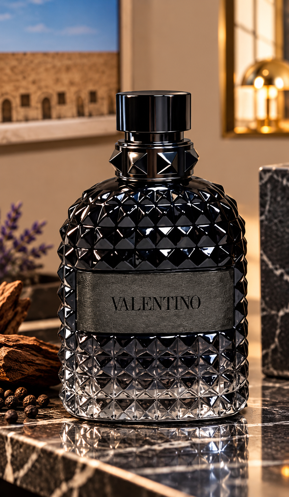 Valentino Uomo Intense Eau de Parfum for Men, 3.4 oz / 100 ml Spray