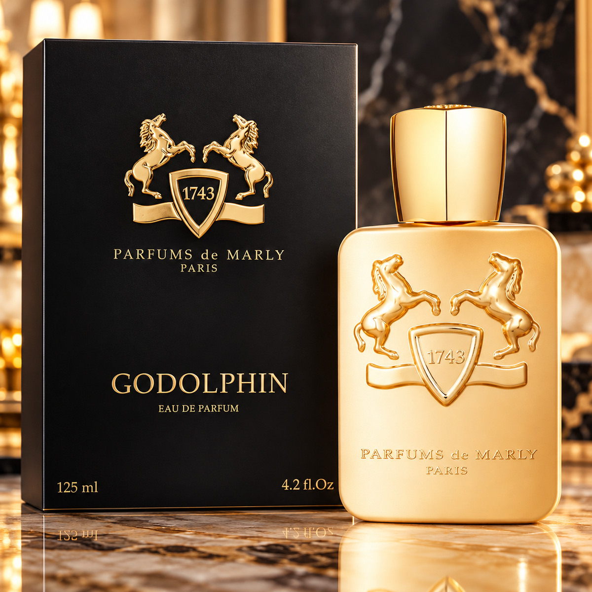 Parfums de Marly Godolphin Eau de Parfum for Men, 4.2 oz / 125 ml