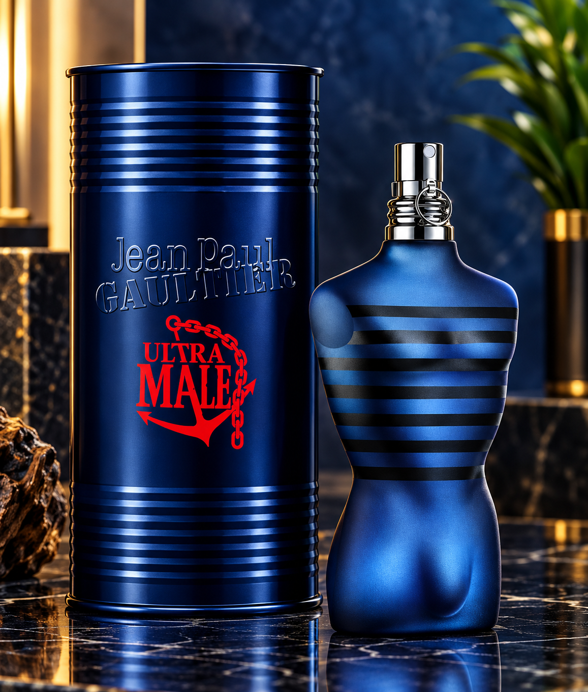 Jean Paul Gaultier Ultra Male EDT Intense Spray for Men 4.2 oz 125ml