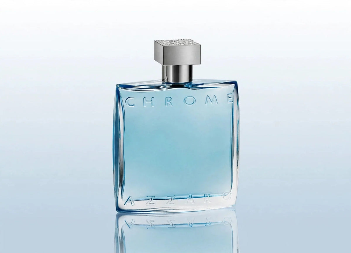 Azzaro Chrome Eau de Toilette for Men, 3.3 oz / 100 ml