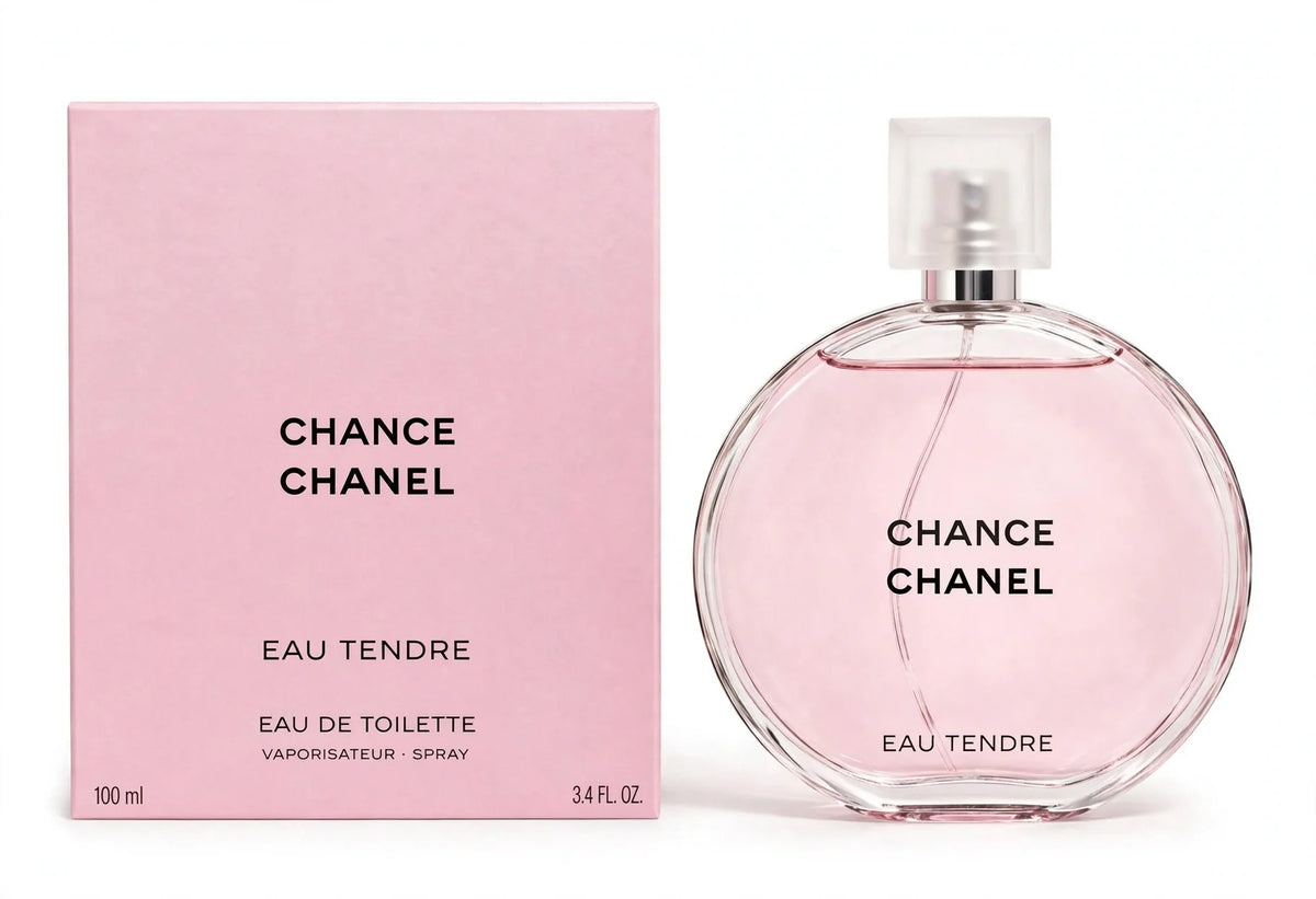 CHANEL Chance Eau Tendre Eau de Toilette for Women, 3.4 oz / 100 ml