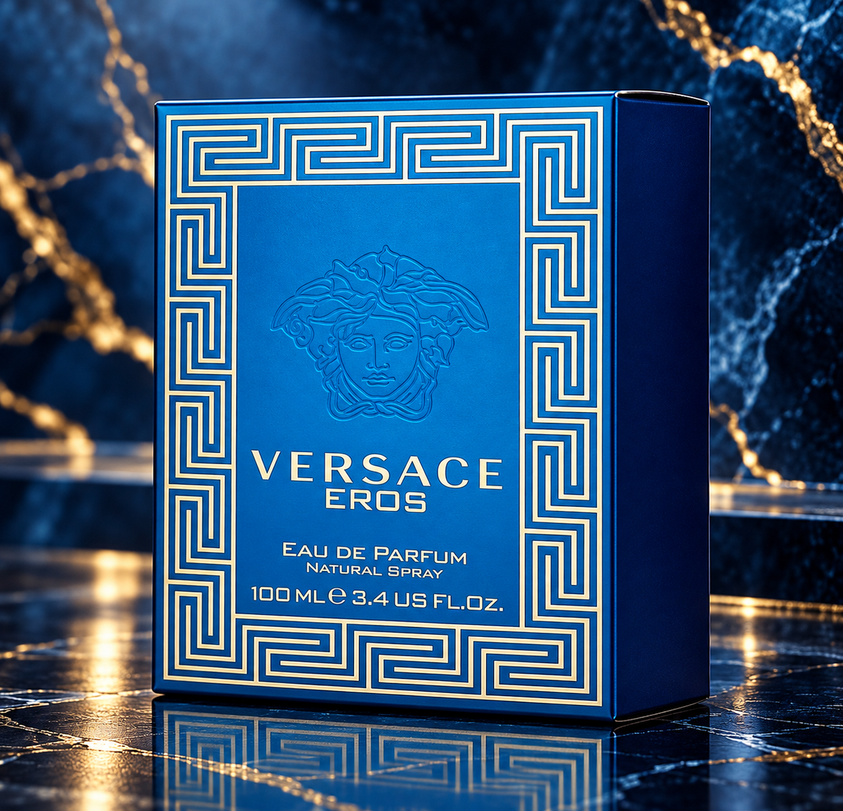 Versace Eros EDP 3.4 oz / 100 ml – Men's Luxury Cologne, New in Box